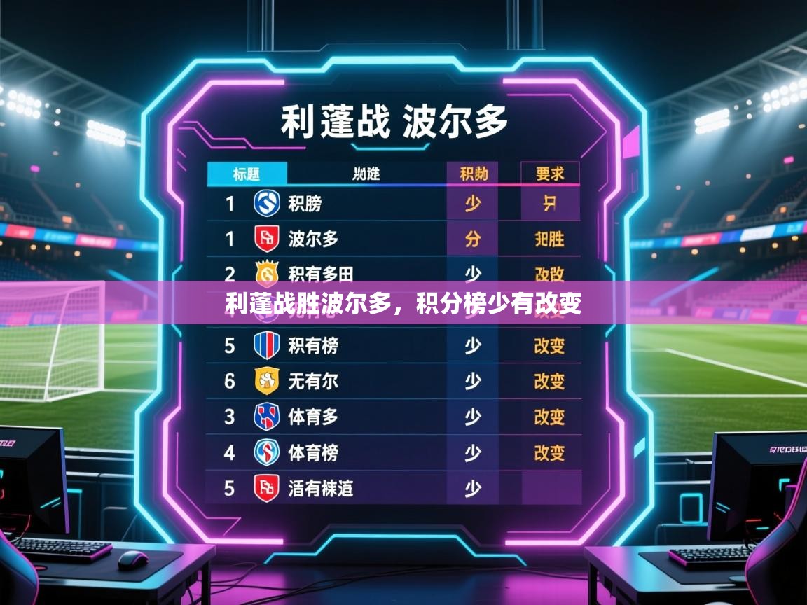 -利蓬战胜波尔多，积分榜少有改变